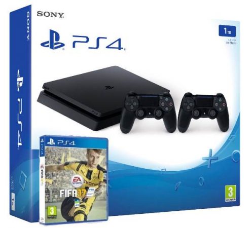 PS4 1TB FIFA 17 2 CONTROLLERS BUNDLE
