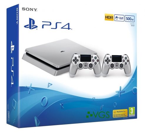 PS4 LMITED EDITION SLIM 500GB SILVER1