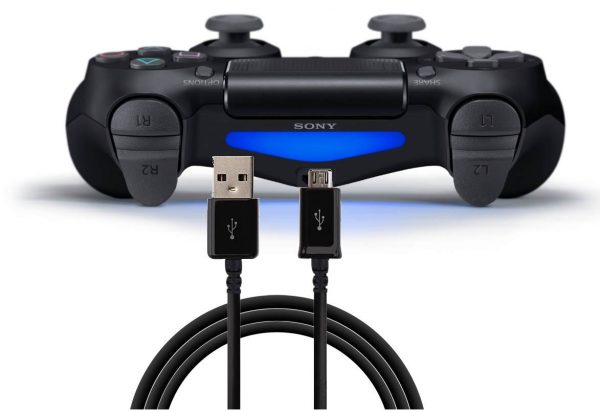 3M USB TO MICRO-USB CHARGING CABLE FOR PS4 DUALSHOCK CONTROLLER