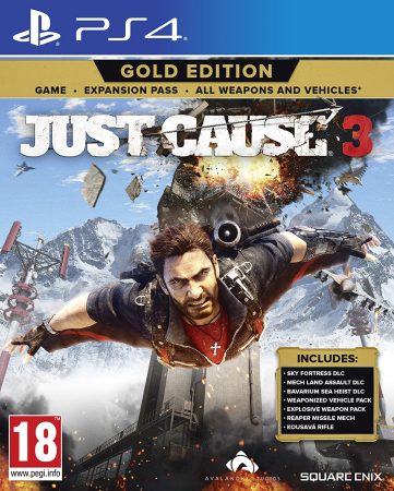 JUST CAUSE 3 GOLD EDITION PS4