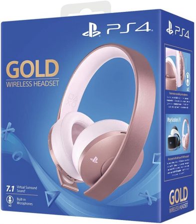 SONY GOLD HEADSET ROSE GOLD