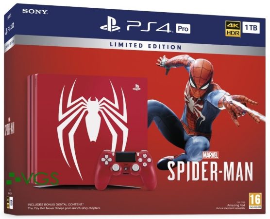ps4 pro limited edition spider man