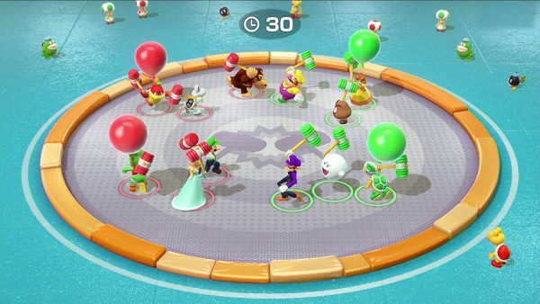 Super Mario Party switch screen 1