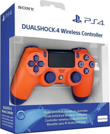 Sony PS4 DualShock 4 Wireless Controller v2 Sunset Orange