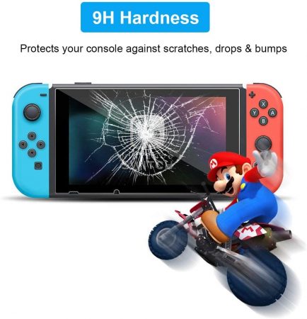 Nintendo Switch Screen Protector Tempered Glass, 1