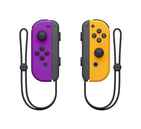 Joy-Con Pair Neon Purple Neon Orange Nintendo Switch1