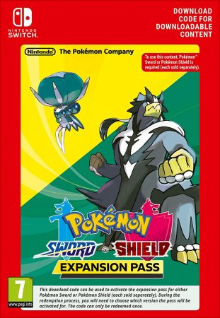 Pokemon Sword and Pokemon Shield Expansion Pass Nintendo Switch Download Code