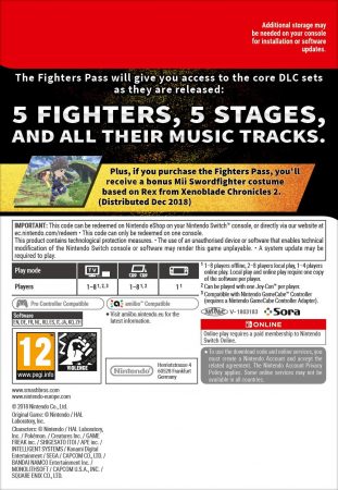 Super Smash Bros Ultimate Fighters Pass Switch back