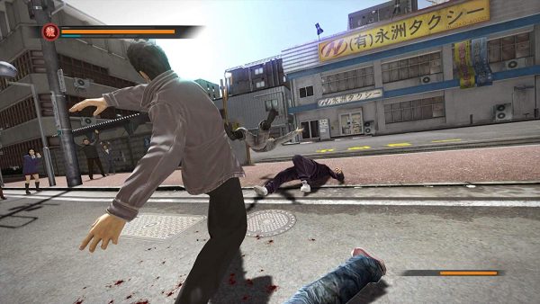 Yakuza Remastered Collection PS4 screen