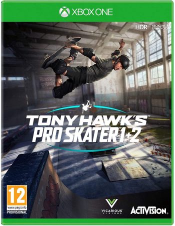 tony hawk pro skater 1 2 xbox one cover