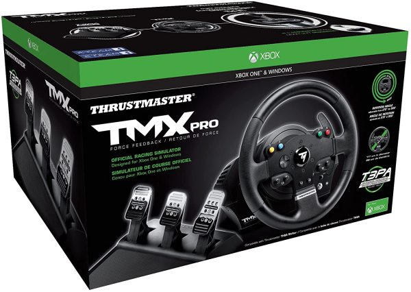 ThrustMaster TMX PRO Steering Wheel + Pedalboard
